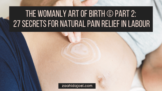 natural pain relief in labour